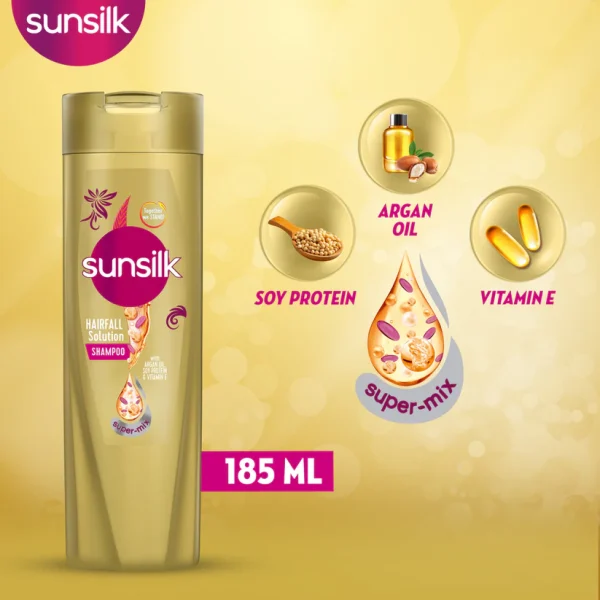 SUNSILK SHAMPOO HAIRFALL SOLUTION 185 ML