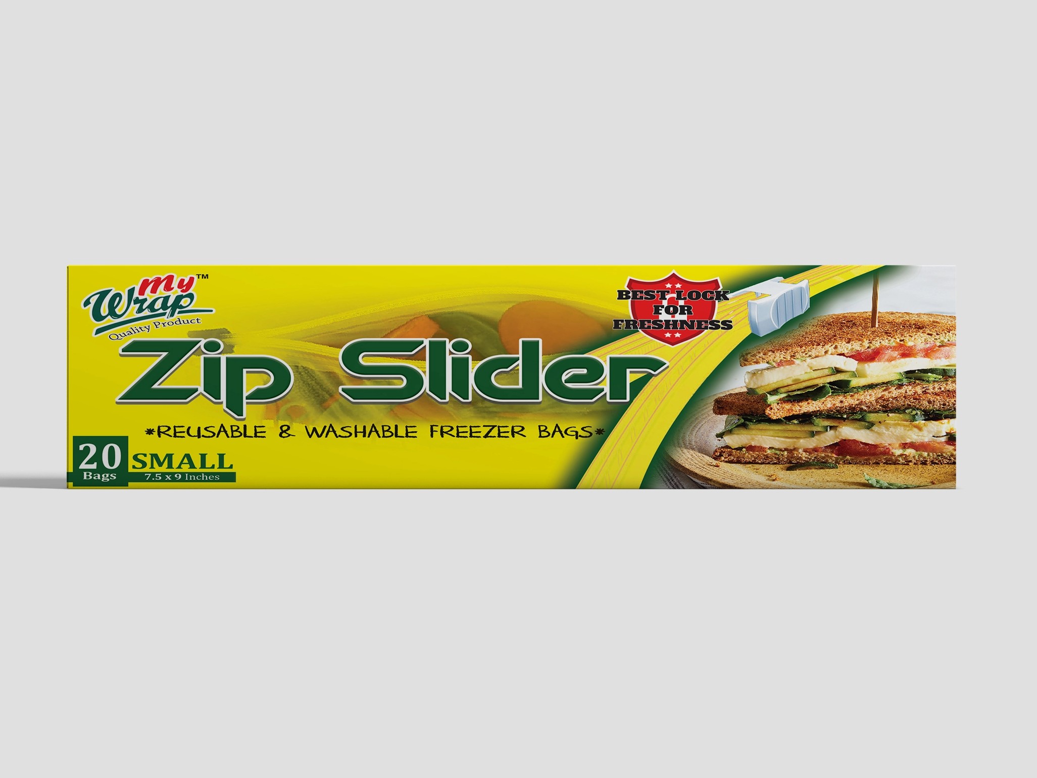 U MY WRAP ZIP SLIDER SMALL 20 BAGS - Image 1