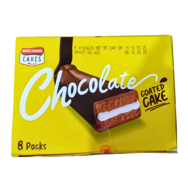 BISCONNI CHOCOLATE COATED CAKE 240 GM