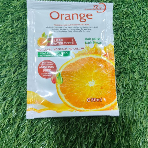 ORANGE HAIR POLISH DARK BROWN 30 ML