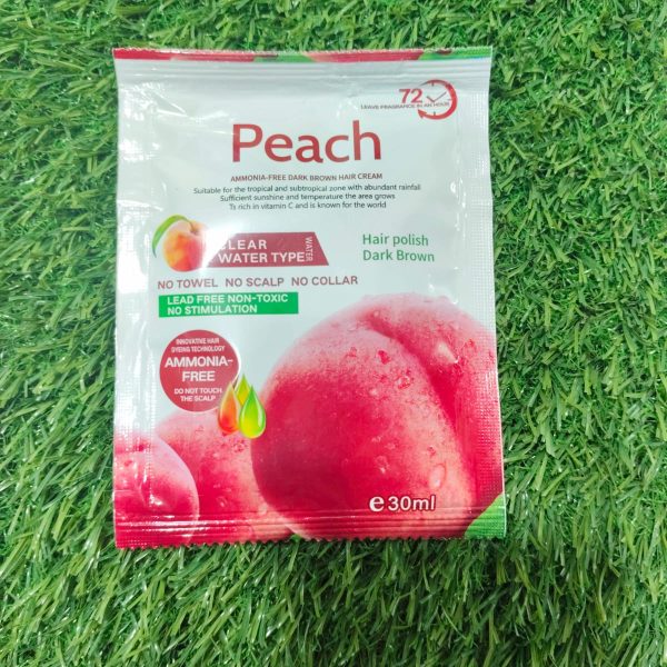 PEACH HAIR POLISH DARK BROWN 30 ML
