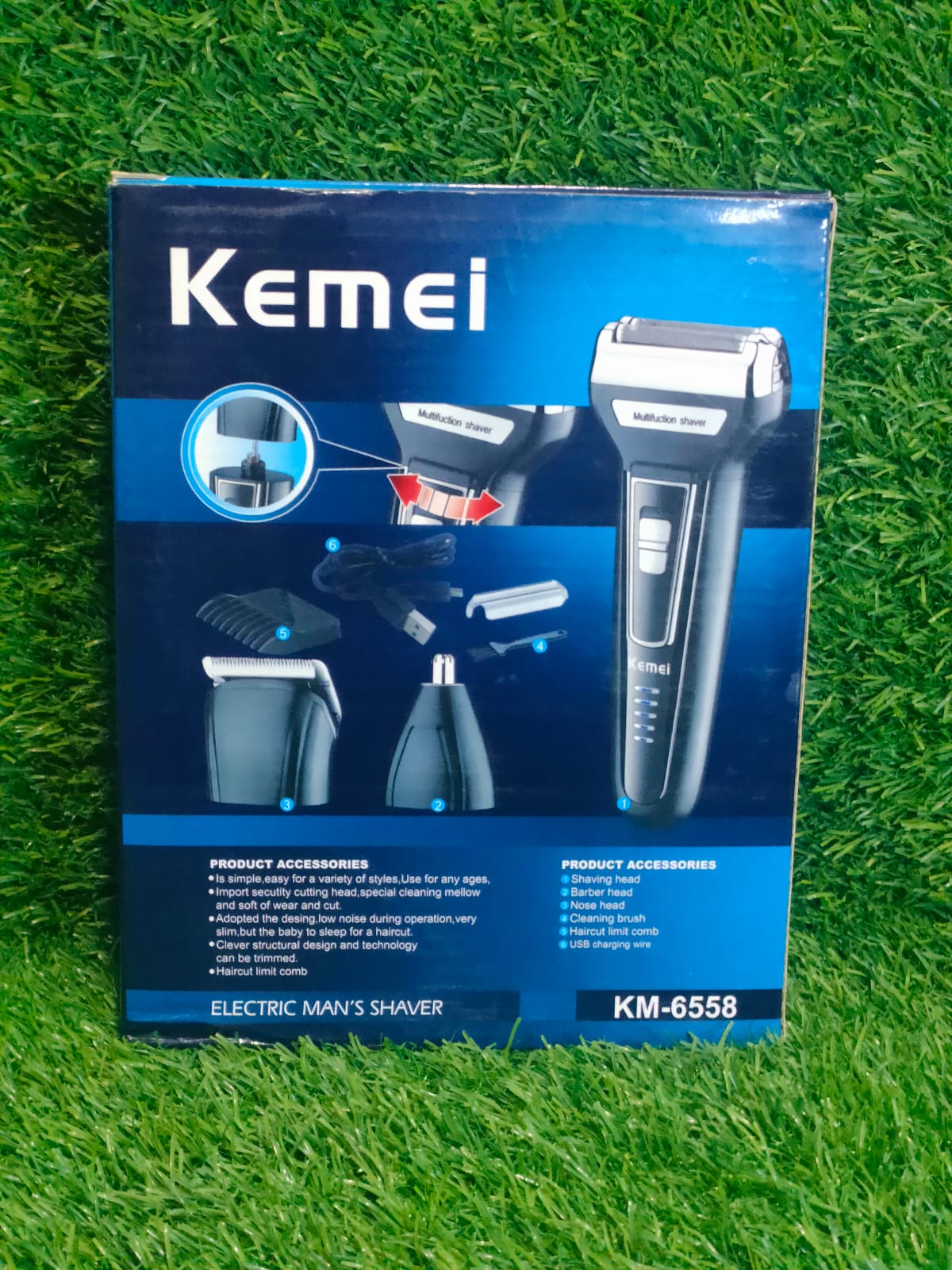 WhatsApp Image 2025-09-24 at 6.17.56 AM KEMEI ELECTRIC MAN'S SHAVER KM-6558 - Image 1
