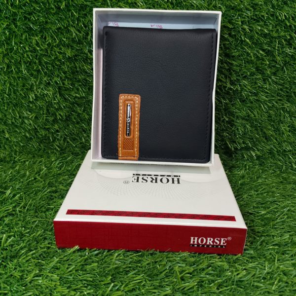 IMPERIAL HORSE LEATHER WALLET BLACK