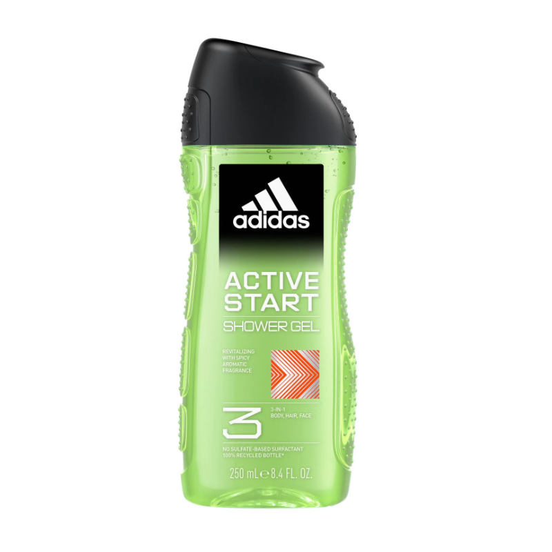 adidas-active-start-3in1-shower-gel adidas ACTIVE START SHOWER GEL 250ML - Image 1