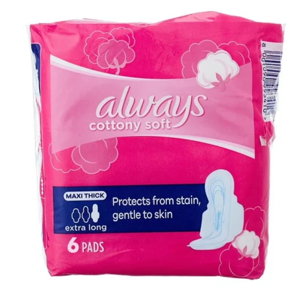 ALWAYS MAXI THICK EXTRA LONG 6 PADS