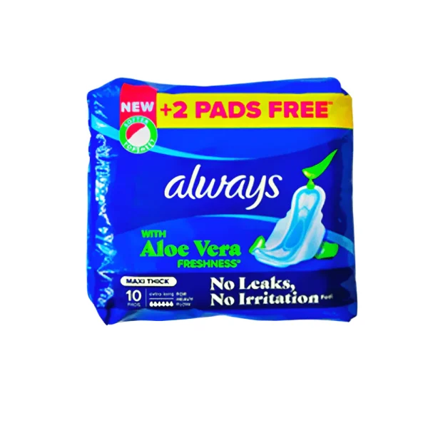 ALWAYS MAXI THICK EXTRA LONG 10 PADS