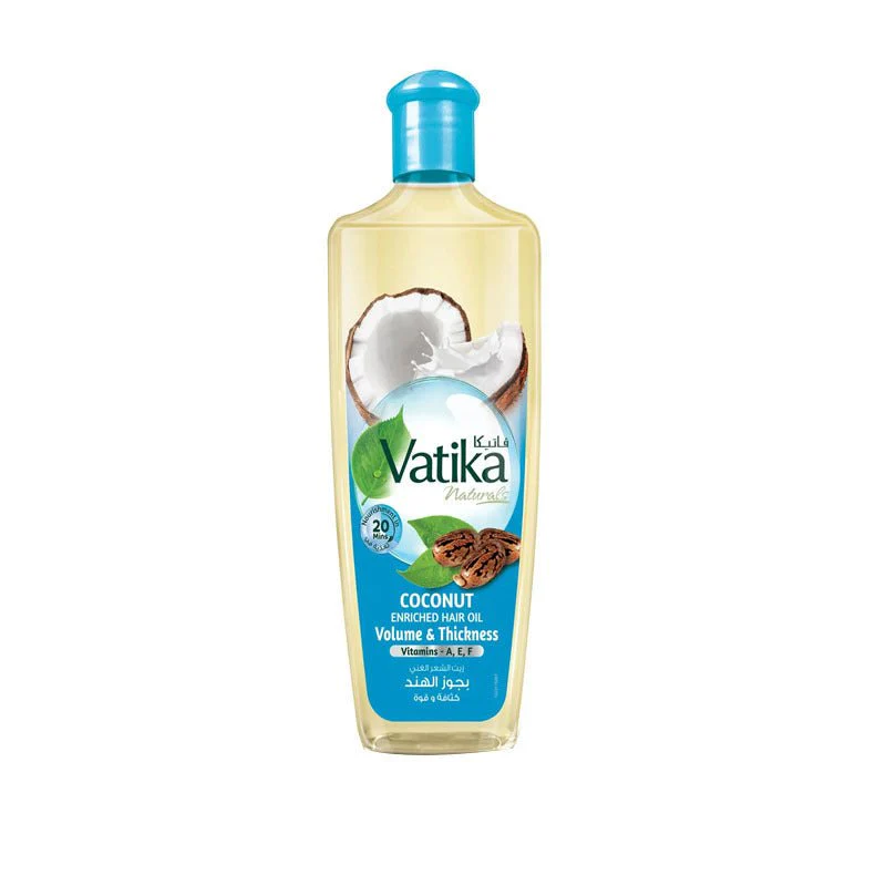 dabur-vatika-coconut-enriched-volume-thickness-hair-oil-100-ml-726175 VATIKA HAIR OIL COCONUT 100 ML - Image 1