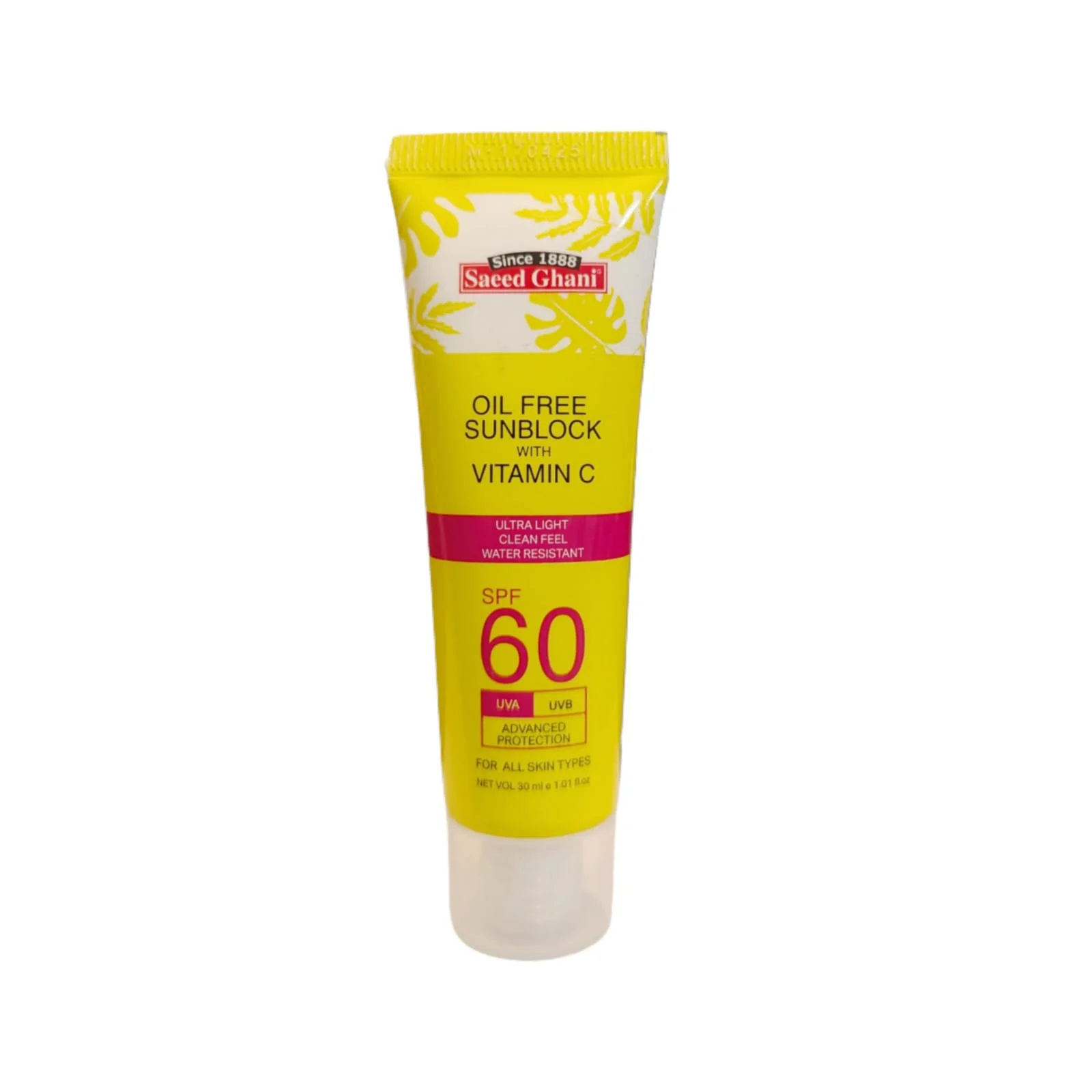 df SAEED GHANI OIL FREE VITAMIN SUN CREEN 60 SPF 30ML - Image 1