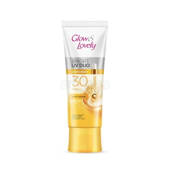 GLOW&LOVELY BRIGHT UV DUO 30 SPF PA+++ SUNSCREEN 5OG