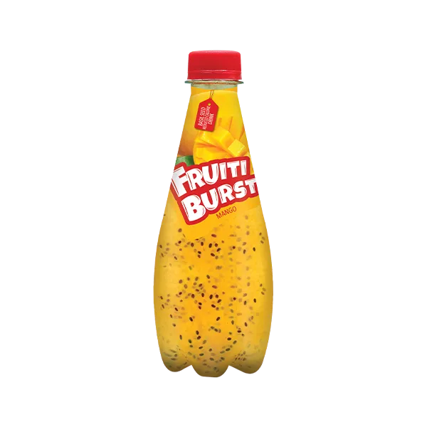 fruiti burst mango FRUITI BRUST BASIL SEED MANGO 330ML - Image 1