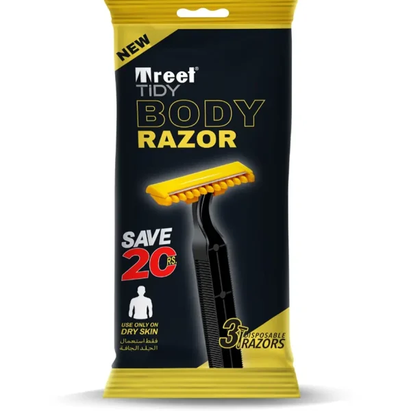 TREET TIDY BODY RAZOR 3 PACKS