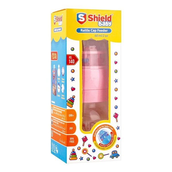 SHIELD BABY STANDARD NECK RATTLE CAP FEEDER 60ML