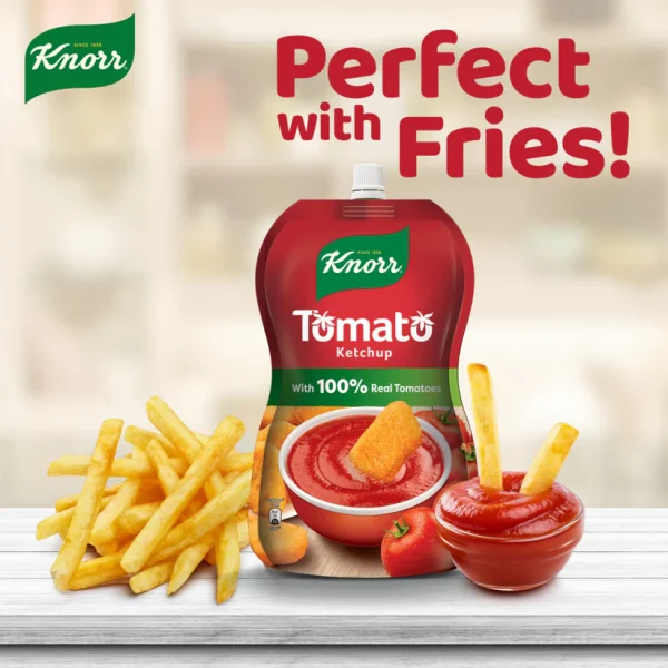 KNORR TOMATO KETCHUP POUCH 400 GM