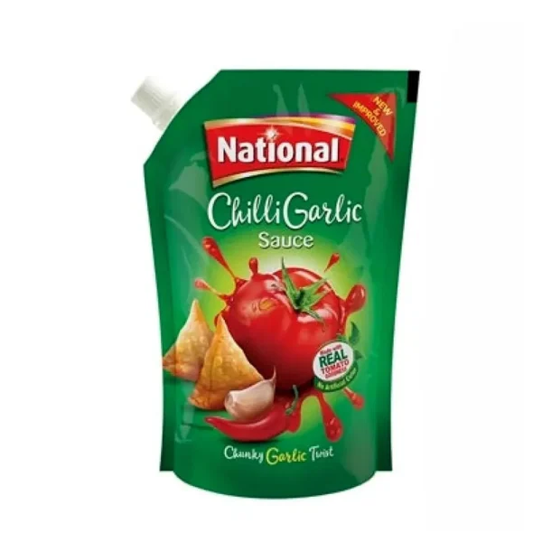 NATIONAL SAUCE CHILLI GARLIC POUCH 210GM