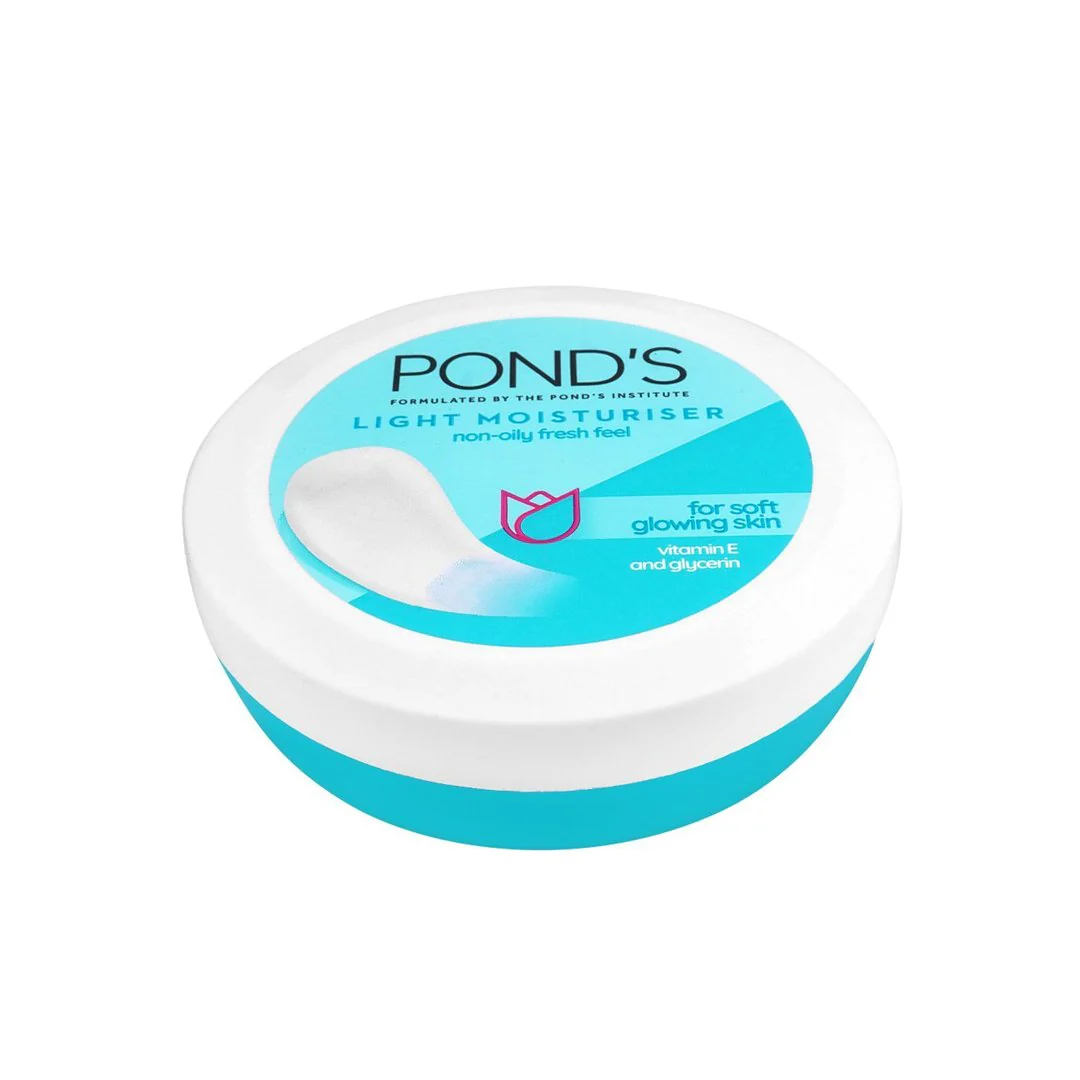 ponds-light-moisturiser-for-soft-glowing-skin-75g-163892 PONDS LIGHT MOISTURE CREAM 75ML - Image 1