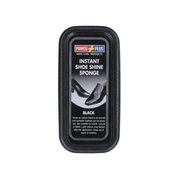 powerplus_shoe_shine_sponge_black_large POWERPLUS INSTANT SHOE SHINE SPONGE BLACK - Image 1
