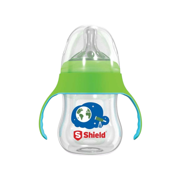 shield_wide_neck_feeding_bottle_180ml SHIELD BABY WIDE NECK ANTI COLIC FEEDER WITH ADVANCED AIR VALUE 180ML - Image 1