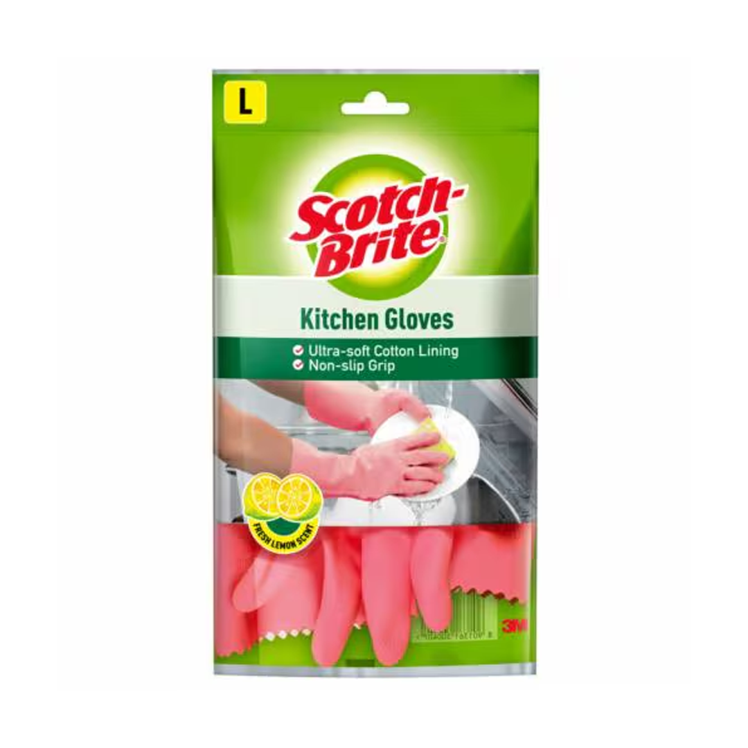 thebigbuy.pk_-19 SCOTCH BRITE GLOVES LARGE - Image 1