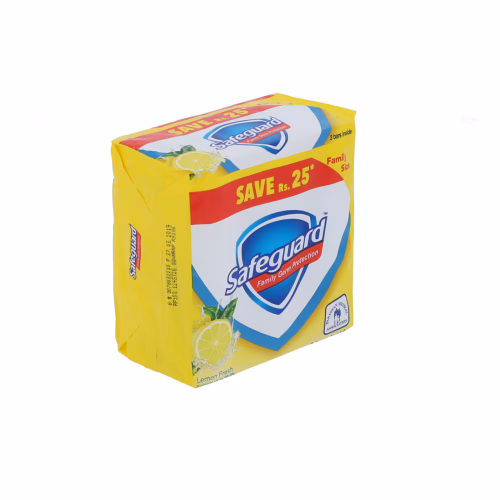 203422_2 SAFEGUARD SOAP 3X125GM - Image 1