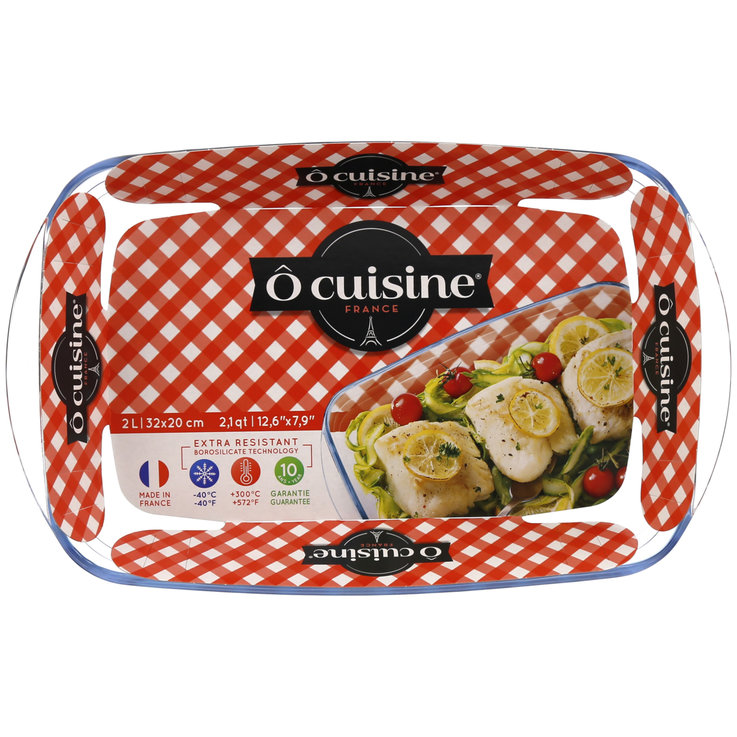 3640800_001 O CUSIINE FRANCE GLASS LARGE DISH - Image 1