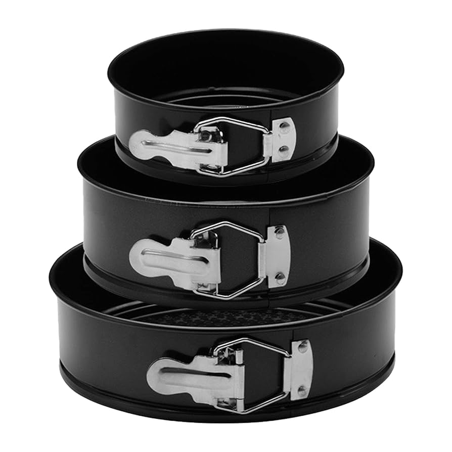 61NMMOFjuYL._UF894,1000_QL80_ BAKER'S SECRET 3 PCS SPRIMGFORM PAN SETS - Image 1