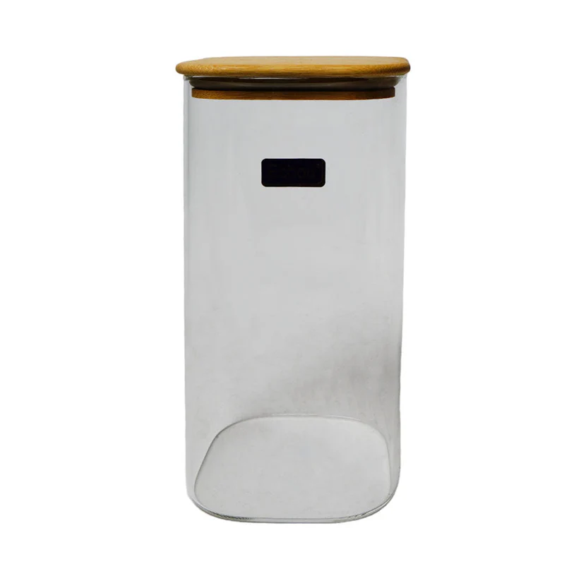 6982556789568_1_46ea6765-7a5e-4234-8d9d-cd9f2606efc3 ECHOU GLASS WOOD JAR - Image 1