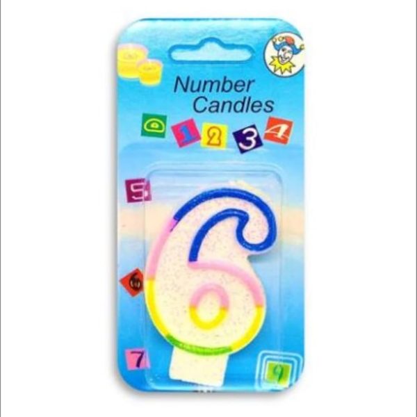 NUMBER CANDLE 6