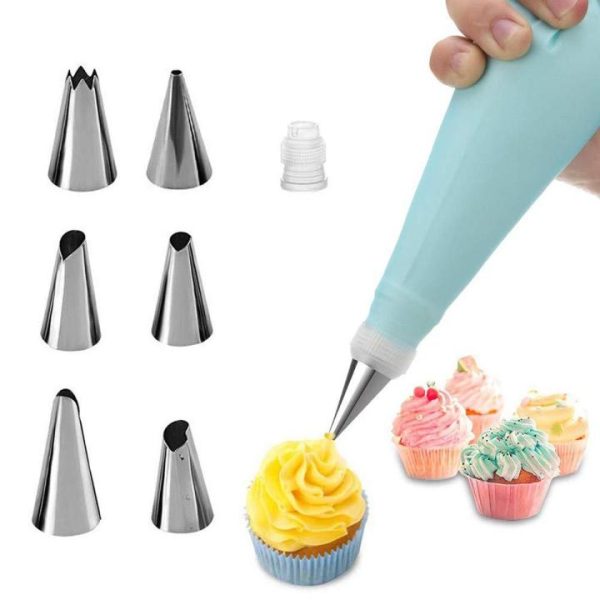 ICING BAG SETS 8 NOZZLES