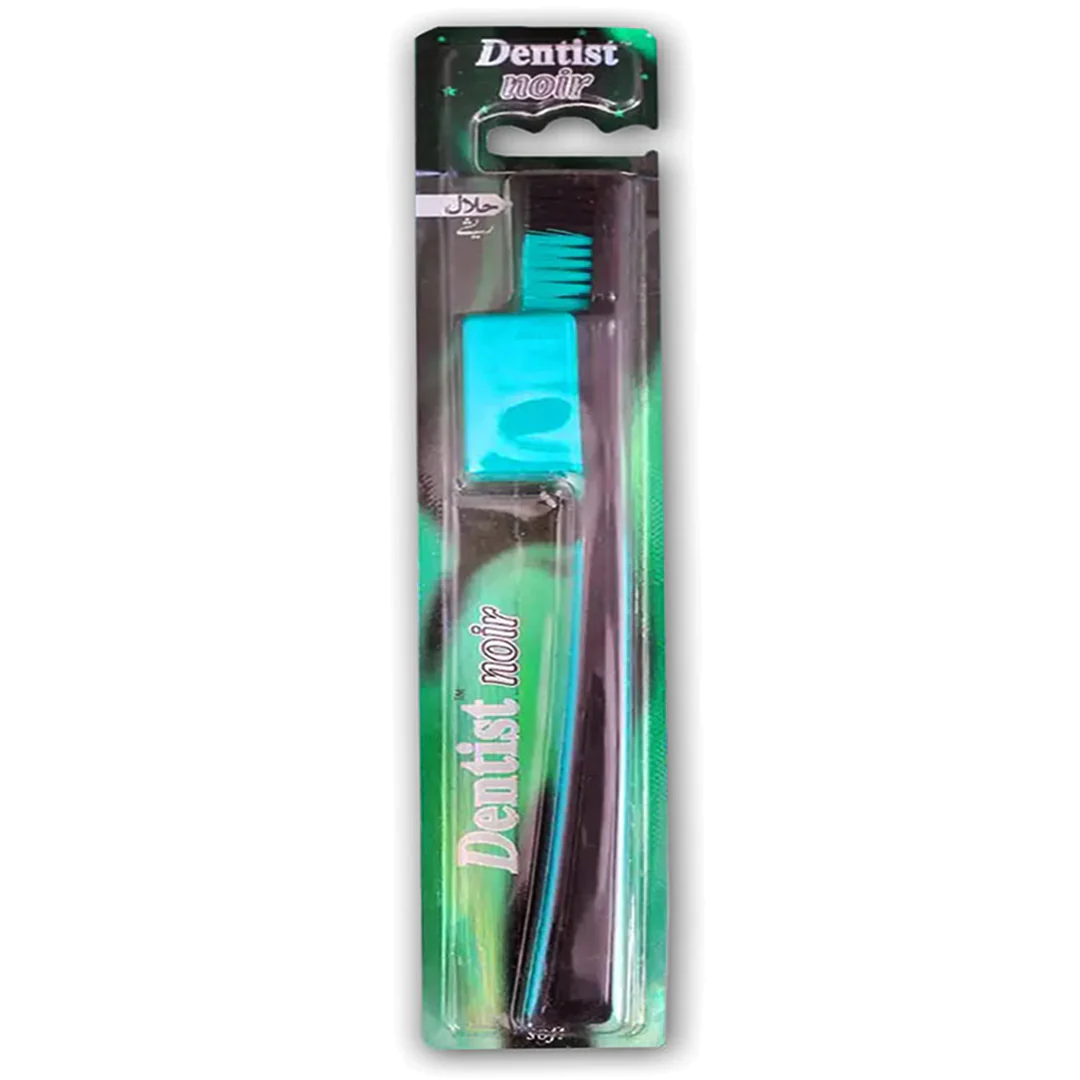 Dentist-Noir-Soft-Toothbrush-Green-bfcf23a-my-vitamin-store_acecdfa9-b223-49dc-a162-3ef3e0f1910f-1 DENTIST NOIR BRUSH - Image 1