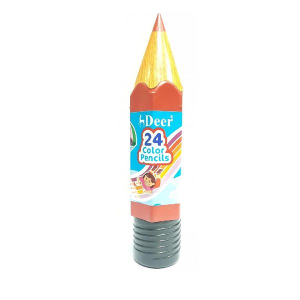 DEER TIKAN 24 COLOR PENCILS