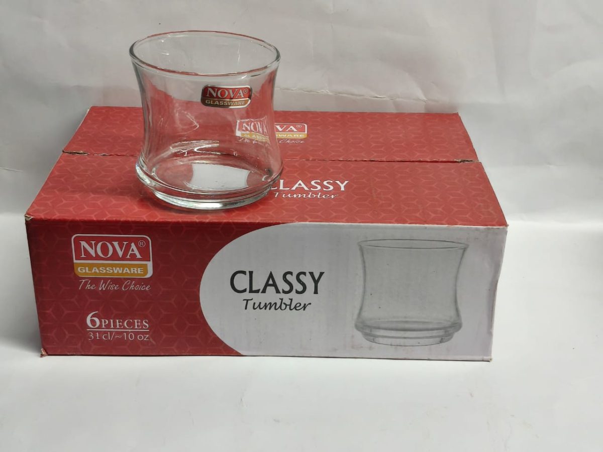 NOVA CLASSY TUMBLER GLASS 6 PCS - Image 1