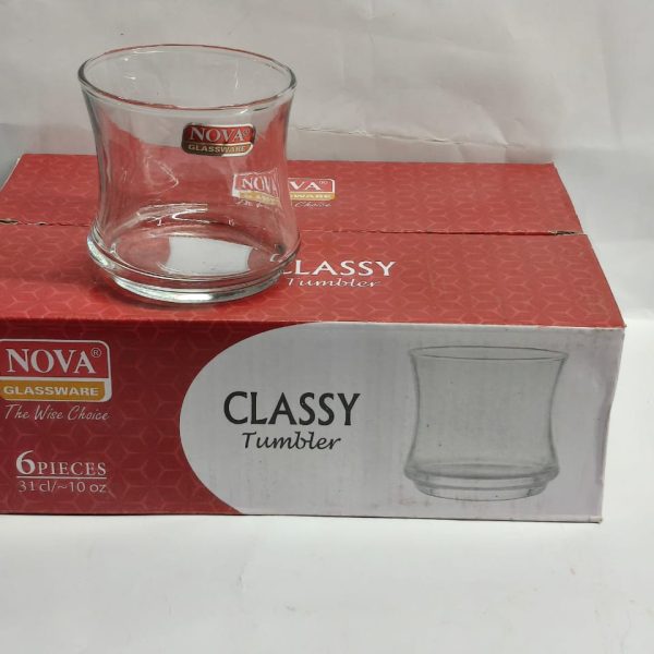 NOVA CLASSY TUMBLER GLASS 6 PCS