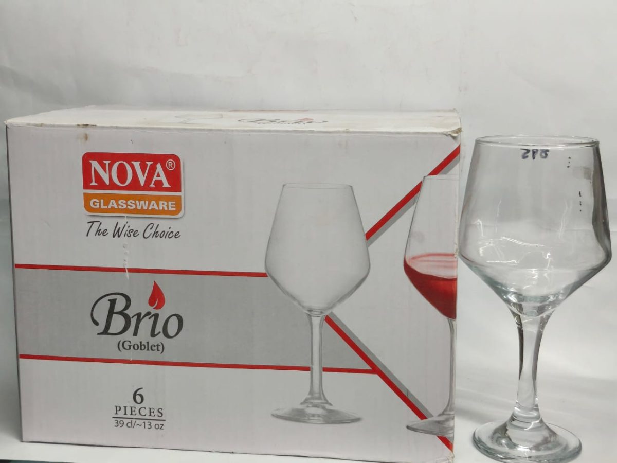 NOVA BRIO GOBLET GLASS 6 PCS - Image 1