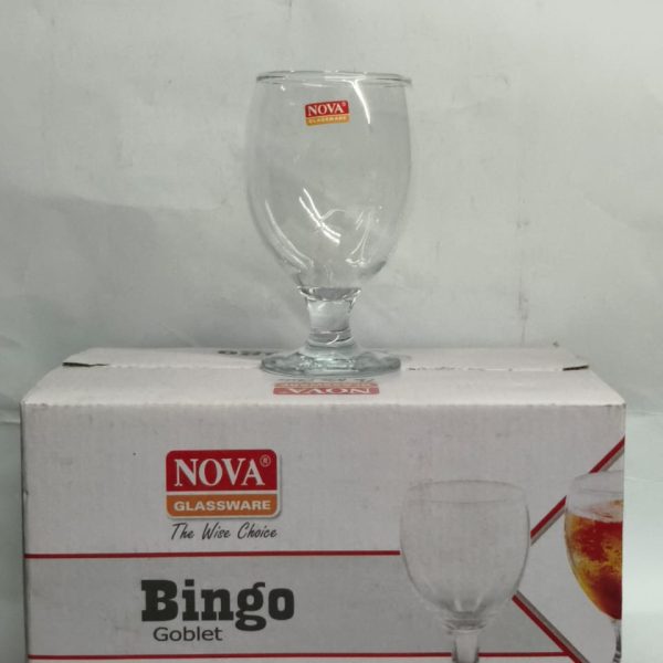 NOVA BINGO GOBLET GLASS 6 PCS