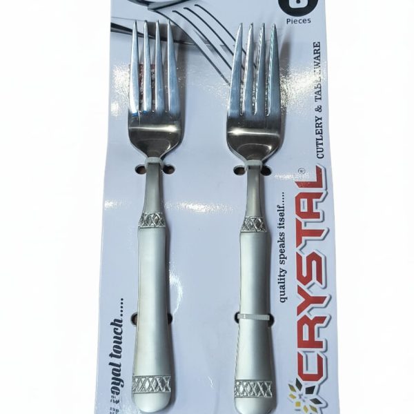 CRYSTAL TABLE FORK 6PCS