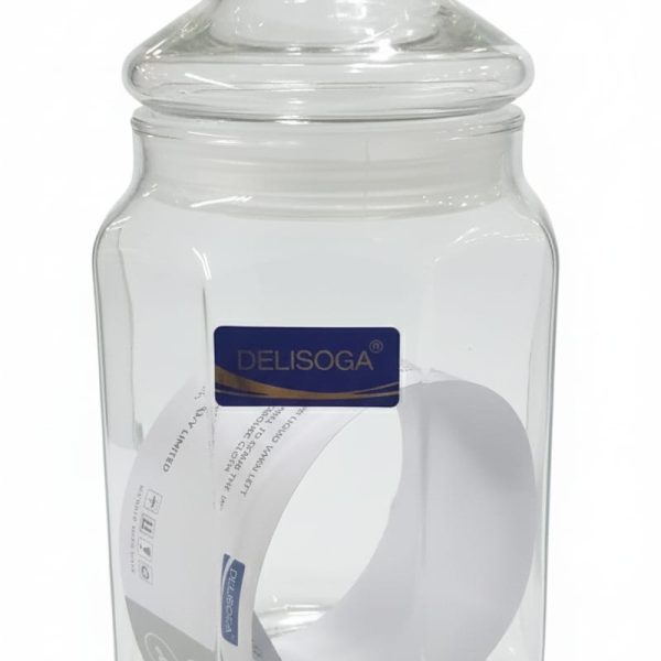 DELISOGA GLASSWARE JAR MEDUIM