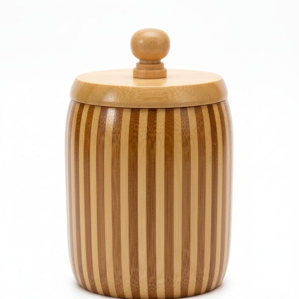 WOOD JAR SMALL