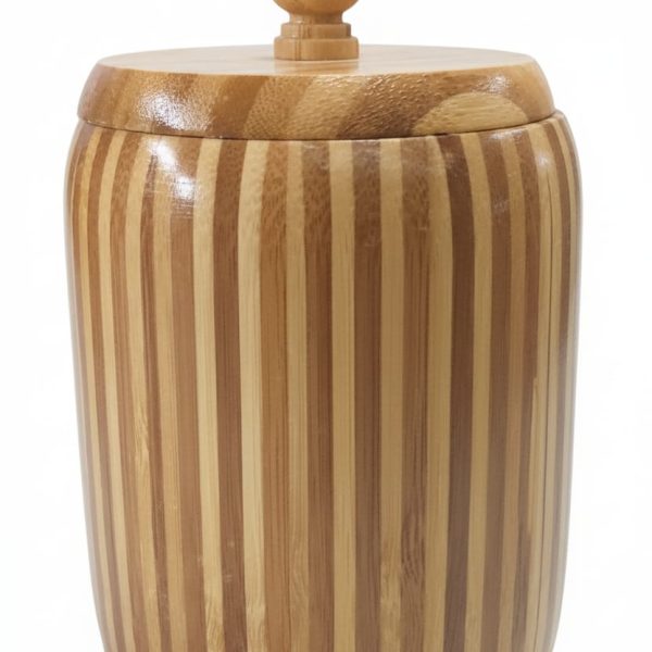 WOOD JAR LARGE