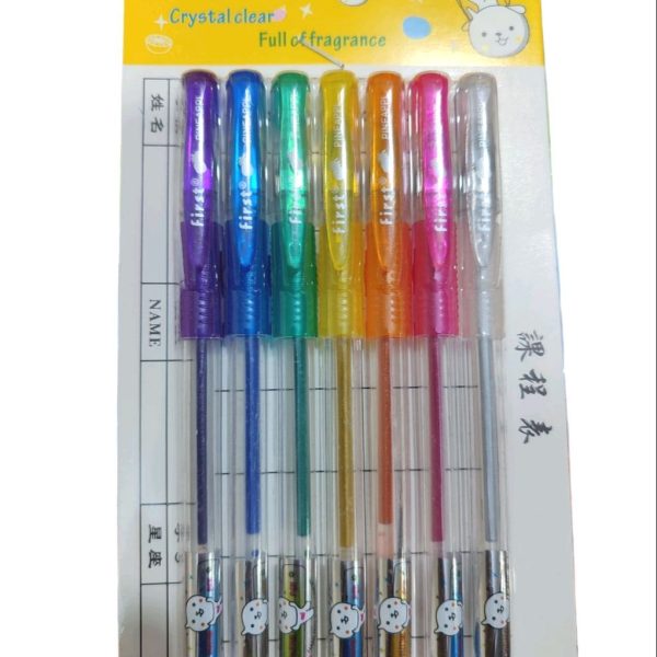 FIRST GLITTER PEN COLOR WITH 12 PCS