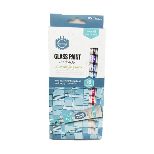 GLASS PAINT 12 COLORS