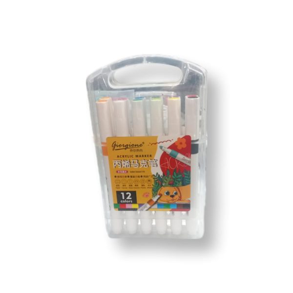 GIORGIONE ACRYLIC MARKER  12COLOR