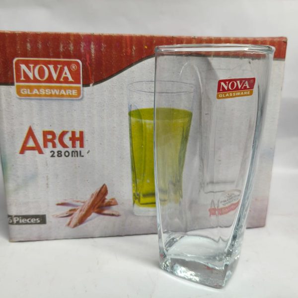 NOVA ARCH 280ML GLASS 6 PCS SET