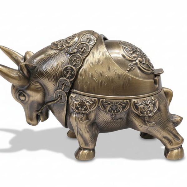 BULL METAL ASHTRAY