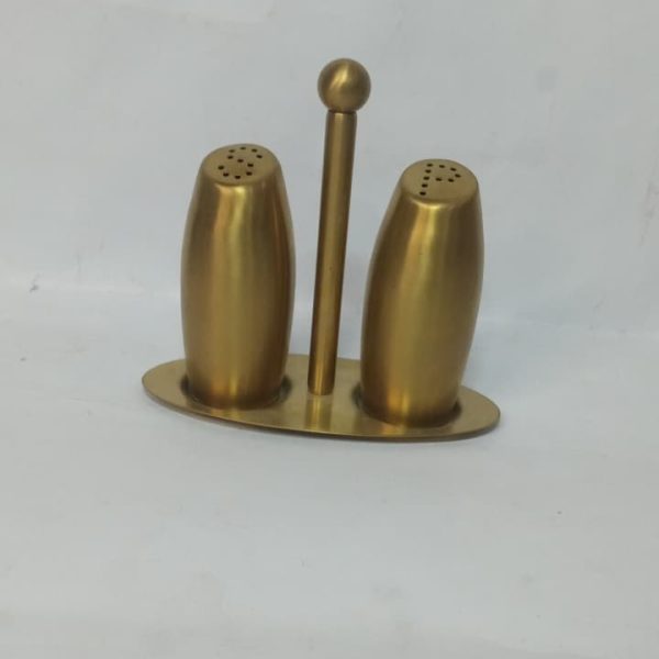 STEEL SALT AND PEPPER GOLD