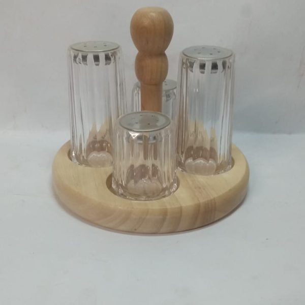 ACRYLIC SALT PEPPER 4PC SET