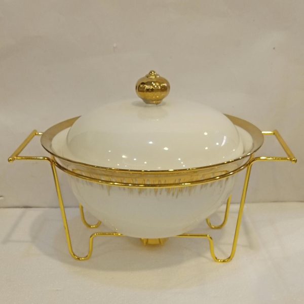 WHITE BOWL SMALL WITH STAND