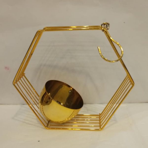 METAL GOLD CANDLE HOLDER