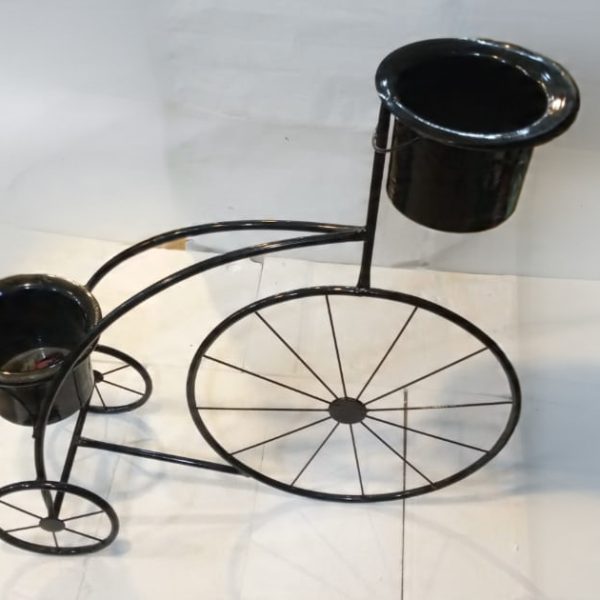 METAL FLOWER POT LARGE