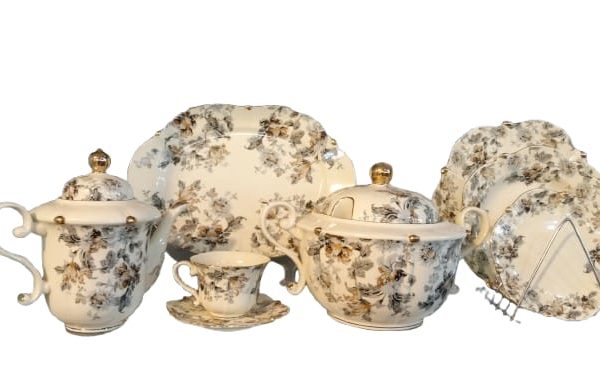 NEW BONE DINNER SET 75PCS