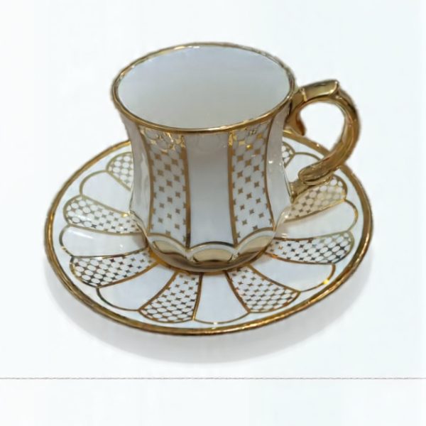 SBONE CUP&SAUCER 6PC